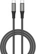 Kabel 4smarts PremiumCord USB-C - USB-C 100W 3M Black (4252011900138) - obraz 3