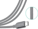 Кабель Nevox USB-C - USB-A 1M Grey (4250686404579) - зображення 3