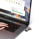 Металева USB Флешка 2в1 256GB Type-C/USB 3.0 для телефону комп'ютера USAMS USB3.0 US-ZB202 Сірий - зображення 9