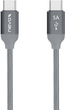 Kabel Nevox USB-C - USB-C 100W 1M Grey (4250686406535) - obraz 1