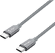 Kabel Nevox USB-C - USB-C 100W 1M Grey (4250686406535) - obraz 2