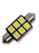 Светодиодная лампа C5W Festoon 6SMD 5050 Autoexpect 12V 36мм с обманкой (32130) - изображение 2