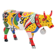 Коллекционная статуэтка Cow Parade корова яркая Kick, Size L 30 х 9 х 20 см Нидерланды - изображение 1