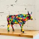 Коллекционная статуэтка Cow Parade корова цветная с сердцами Heartstanding Cow, Size L 30 х 9 х 20 см Нидерланды - изображение 12