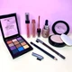 Набір косметики для макіяжу Julia Cosmetics (тіні для повік, помада, олівець для брів, пудра, рідкий хайлайтер) - зображення 2