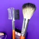 Набір косметики для макіяжу Julia Cosmetics (тіні, пудра + хайлайтер, набір пензлів, помадка для брів, рідка помада для губ) - зображення 9