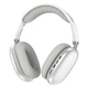 Наушники беспроводные с микрофоном bluetooth Borofone Elegant BT headphones BO22 |BT5.3, AUX/TF| Silver - изображение 1