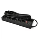 Мережевий фільтр живлення Patron 10 m31mm2 (SP-10510) 5 розеток BLACK (EXT-PN-SP-10510) - зображення 1
