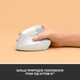 Мишка Logitech Lift Vertical Ergonomic Wireless/Bluetooth White (910-006475) - зображення 2