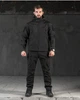 Костюм Софтшел Черный SoftShell на флисе 3XL - изображение 1