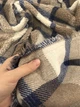 Ткань Тедди принт клетка 400г/м2 140см 1пог.м - изображение 2