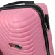 Малый пластиковый чемодан на колесах 45L GD Polo 60k001 бледно-розовый - изображение 5