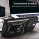 Чохол Hide Shield для Infinix Hot 40 Pro / X6837 протиударний бампер з підставкою кільцем Black - зображення 2
