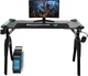 Геймерский компьютерный стол GT Racer T-1444 (140x60x73) Black - изображение 8
