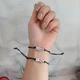 Парные браслеты для влюбленных на затяжках I love you - изображение 5