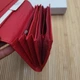 Кошелек женский из кожи красный W502-2 на магнитах 18×8.5 - изображение 6