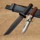 Охотничий + Складной ножи - Антибликовый нож Tanto 32 см CL 217 + Складной нож - Brown (00000X2178Brown) - изображение 1