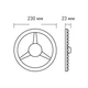 Светильник светодиодный 1-MLM-2441-C MAXUS Led Module 24W 4100K Circle - изображение 2