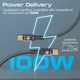 Кабель Promate Lucidline-CC200 USB-C to USB-C 100W Power Delivery 2 м Black (lucidline-cc200.black) - зображення 2
