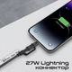 Кабель Promate PowerLink-CCi USB-C to USB-C/Lightning 1.2 м Black (powerlink-cci.black) - зображення 4