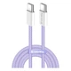 Дата кабель USB-C to USB-C 1.0m 60W 3.0А ColorWay (m441708) - зображення 1