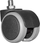 Ролики для офисных кресел Nowy Styl FI 10 тип H (M10X10) 5 шт (КОМПЛЕКТ 5 ШТ. РОЛИК FI 10 M10X10 ПЛАСТ. тип H) - изображение 1