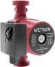 Насос циркуляційний Wetron 100 Вт Hmax 6 м Qmax 50 л/хв Ø1½" 180 м Бордовий + гайки Ø1" (774232) - зображення 2