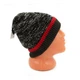 Водонепроницаемая зимняя шапка S/M Dexshell Cuffed Beanie унисекс черная с красной полосой для защиты от влаги и холода (VIL-O_33P) - изображение 3