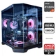 Збірка під замовлення: ігровий ПК Qube Crystal ARGB Black Tower / AMD Ryzen 5 5500 (6 (12) ядер по 3.6 - 4.2 GHz) / 32 GB DDR4 / 1000 GB SSD M.2 / AMD Radeon RX 6700 XT, 12 GB GDDR6, 192-bit / 650W б/в - зображення 1
