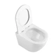 Унитаз подвесной Qtap Robin Ultra Quiet безободковый с сиденьем Soft-close 520x365x365 мм WHITE - изображение 7