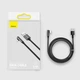 Кабель Baseus Legend Elbow USB - Lightning (1m) CALCS-A01 поворотный коннектор черный - изображение 4