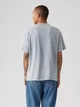 Футболка хлопковая длинная мужская Levi's A0637-0135 L Светло-голубая (5401187068275) - изображение 2