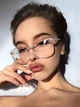 Солнцезащитные очки No Brand Image имиджевые прозрачные - изображение 8