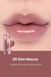 Блеск для губ в нюдово-лиловом оттенке Rom&nd Glasting Color Gloss No.05 Dim Mauve, 4 мл - изображение 2