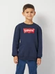 Детский теплый свитшот Levi's LVB Batwing Crewneck 8E9079-U09 110-116 см Темно-синий (3665115046311) - изображение 1
