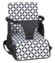 Портативный стульчик для кормления FreeON Fold and Go Black\white (48709) - изображение 1