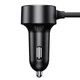Автомобільний зарядний пристрій Baseus High Efficiency Pro 1-for-2 Car Cigarette Lighter 30W Cosmic Black (C00455300121-00) - зображення 5