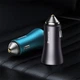 Автомобільний зарядний пристрій Baseus Golden Contactor Max Dual Fast Charger Car Charger U+U 60W Dark Gray (CGJM000013) - зображення 15