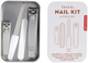 Дорожній набір Kikkerland Travel Nail Kit з металевим футляром 4 елементи (0612615092860)   - зображення 2