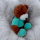М'яка плюшева іграшка handmade Ведмедик 28 см амігурумі в'язаний гачком - зображення 4