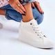 Sneakersy damskie na koturnie Big Star LL274035 37 Białe (5900714605766) - obraz 6