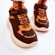 Sneakersy damskie na platformie Big Star KK274404 37 Brązowe (5900714580353) - obraz 4