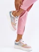 Sneakersy damskie ze skóry naturalnej do kostki GOE LL2N4053 38 Wielokolorowe (5903163987308) - obraz 3