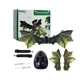 Рухомі електричні крила для дітей RIAS Shadow Angel №622 з підсвічуванням Black-Green (3_05814) - зображення 4