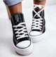 Trampki damskie z eko skóry na platformie wysokie Big Star GG274012 36 Czarne (5900714249564) - obraz 3