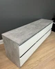 ТВ тумба Quattro 6Н 1400x500x370 mm. Бетон/Білий - изображение 5