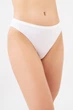Жіночі безшовні труси бразиліана Giulia BRASILIAN BRIEFS S/M White, нижня білизна, елегантні - зображення 2