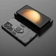 Чохол Fiji Ring Samsung Galaxy S24 Ultra (S928) броньований бампер з кільцем підставкою чорний - зображення 4