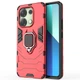 Чохол Fiji Ring для Xiaomi Redmi Note 13 броньований бампер з кільцем підставкою червоний - зображення 2