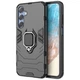 Чехол Fiji Ring для Samsung Galaxy M35 5G (M356) бронированный бампер с кольцом подставкой черный - изображение 2